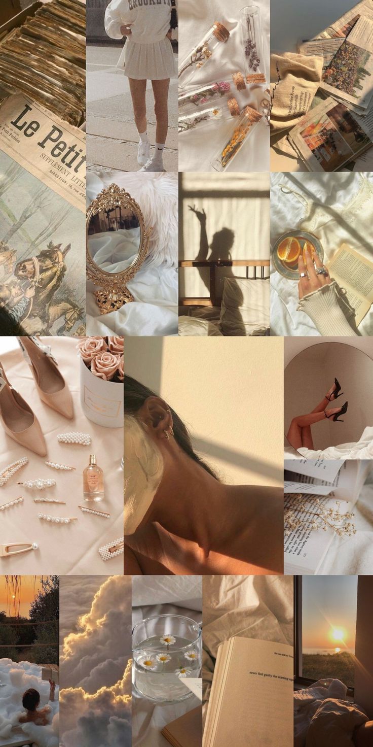 736x1472 Vintage Soft Girl Aesthetic Wallpaper