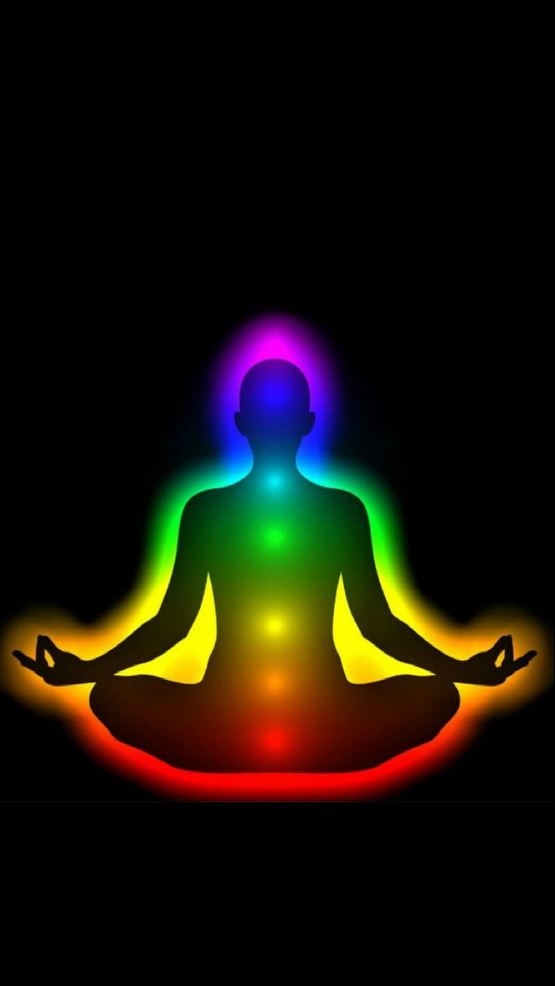 800x1422 HD meditation chakras wallpaper