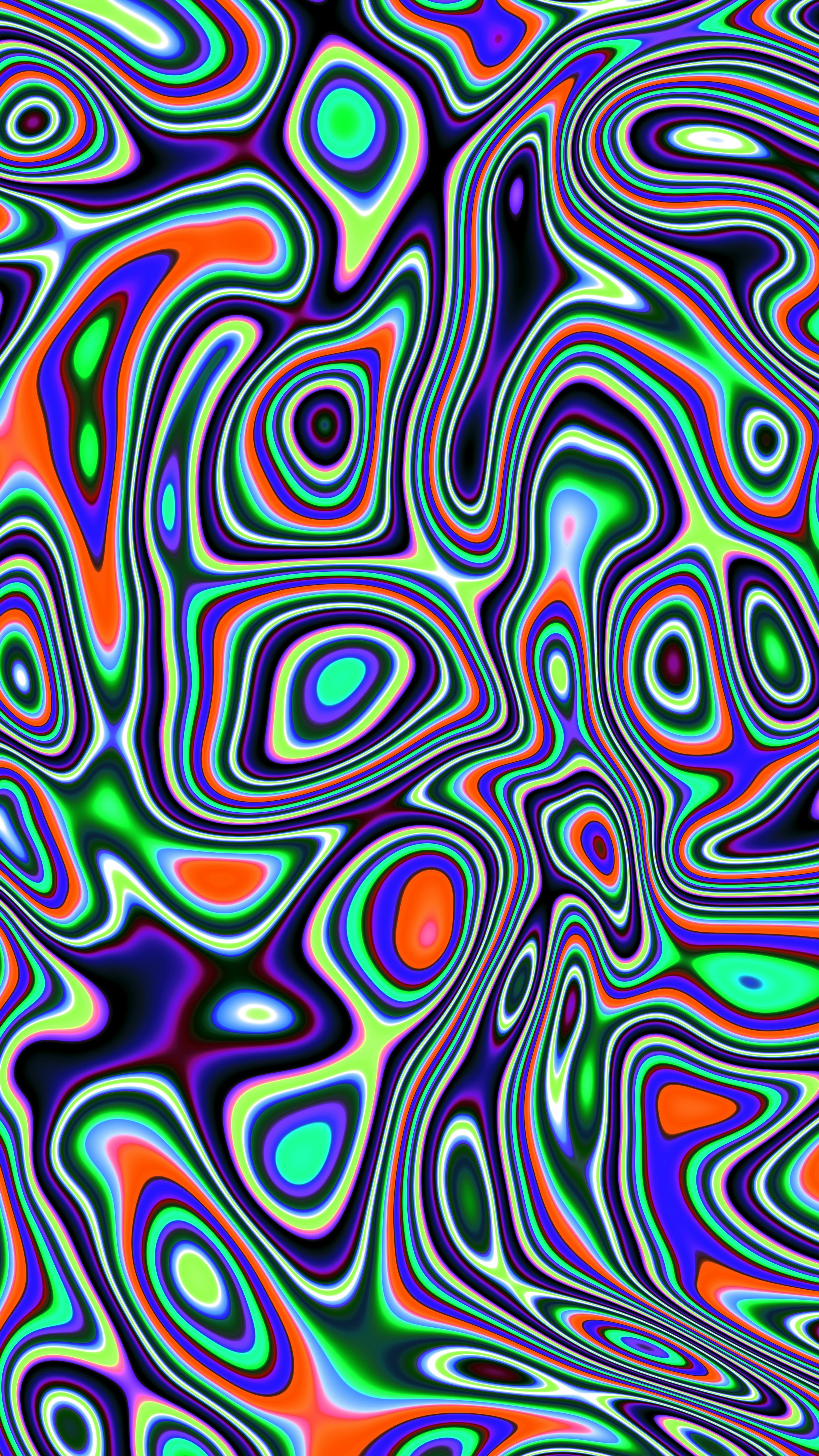 3000x5333 Abstract wavy pattern with vibrant colors photo