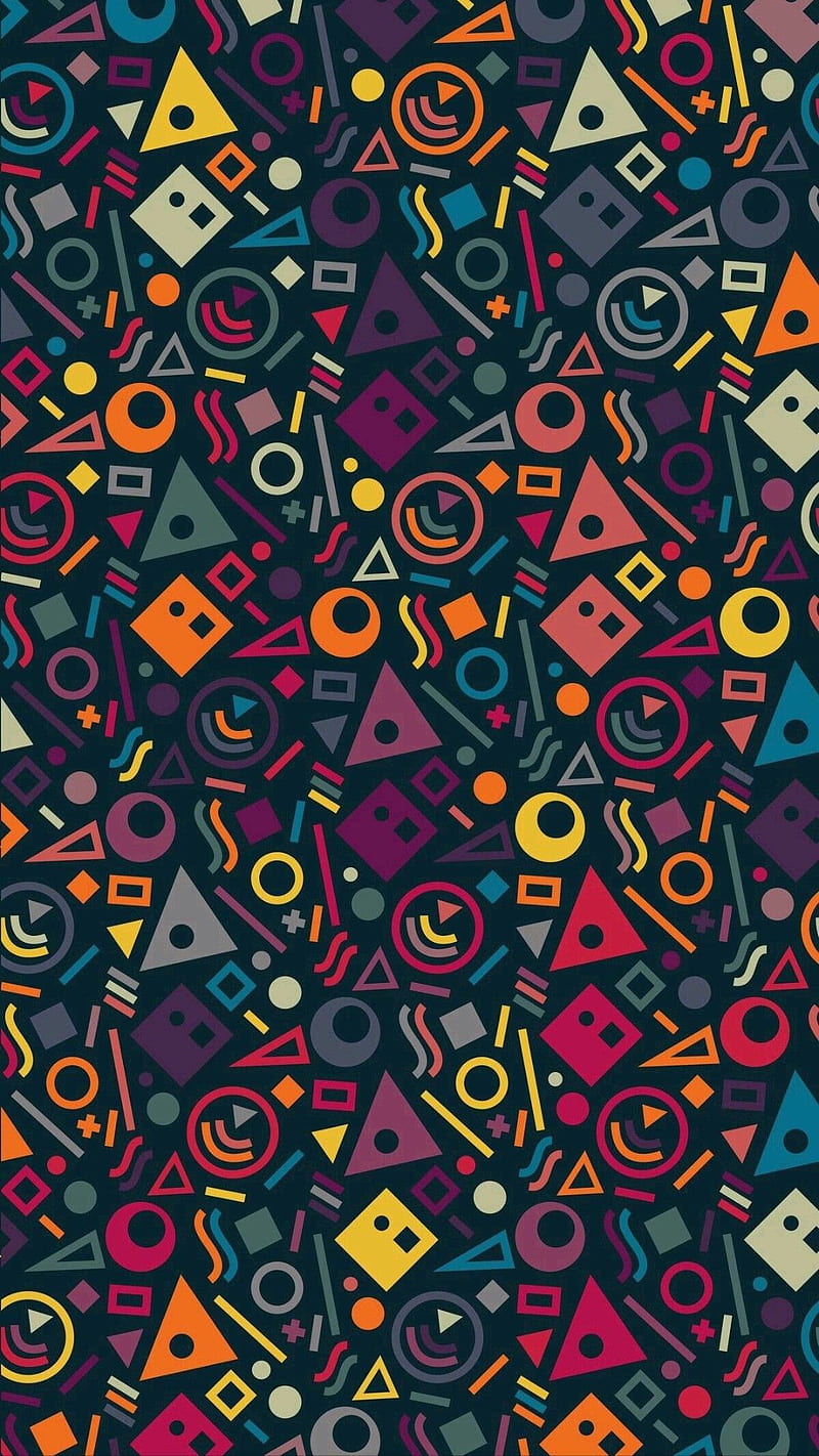 800x1422 Random, abstract, forma, cube, triangle, creative, pattern, HD phone wallpaper