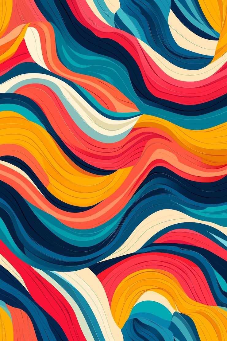 740x1110 Abstract color pattern Image