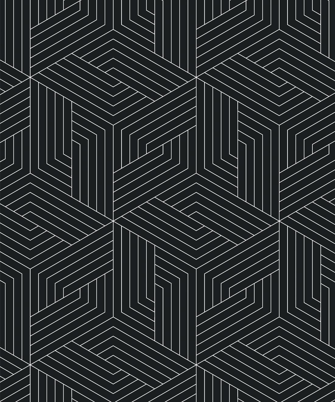 1100x1320 Geometric Illusions Wallpaper Roll & King