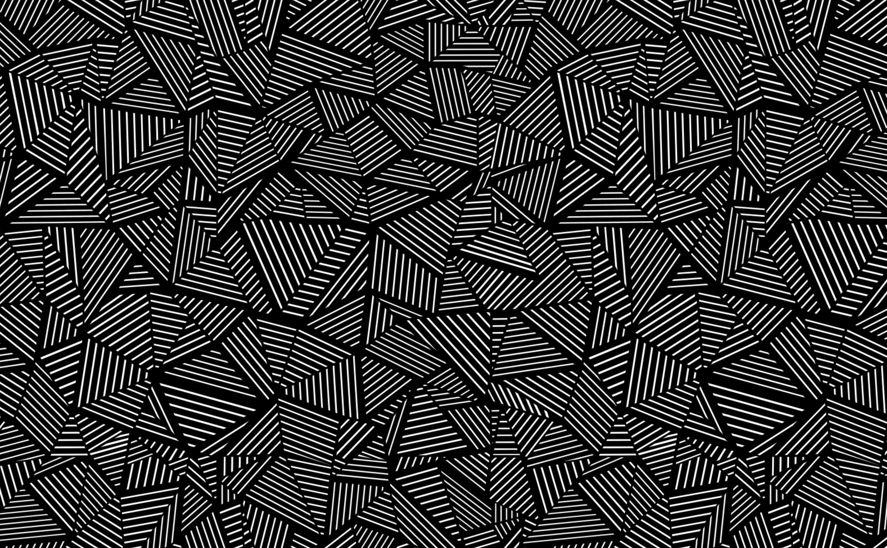 3028x1872 Black Geometric Pattern Wallpaper for Walls