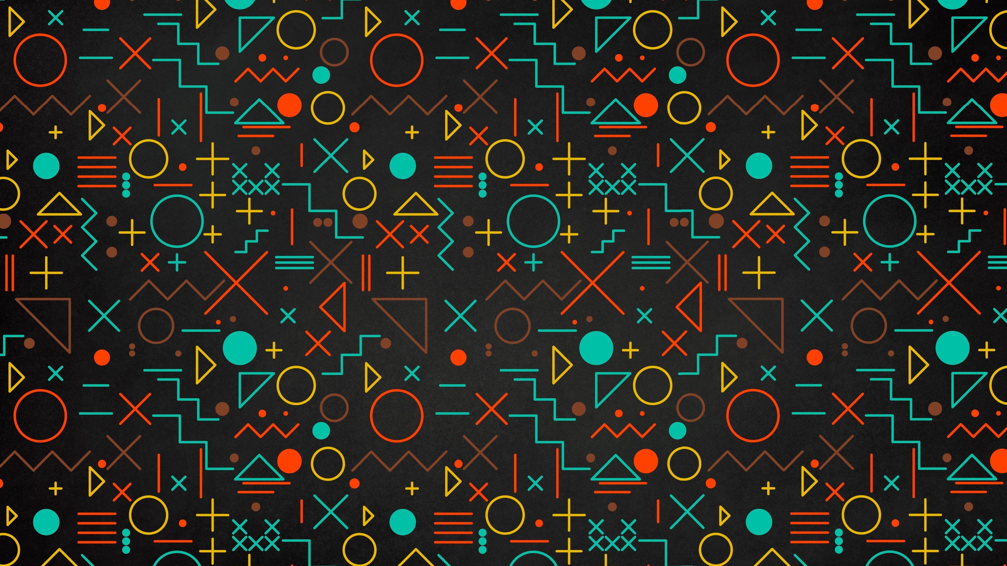 3840x2160 geometric shapes pattern [3840x2160]