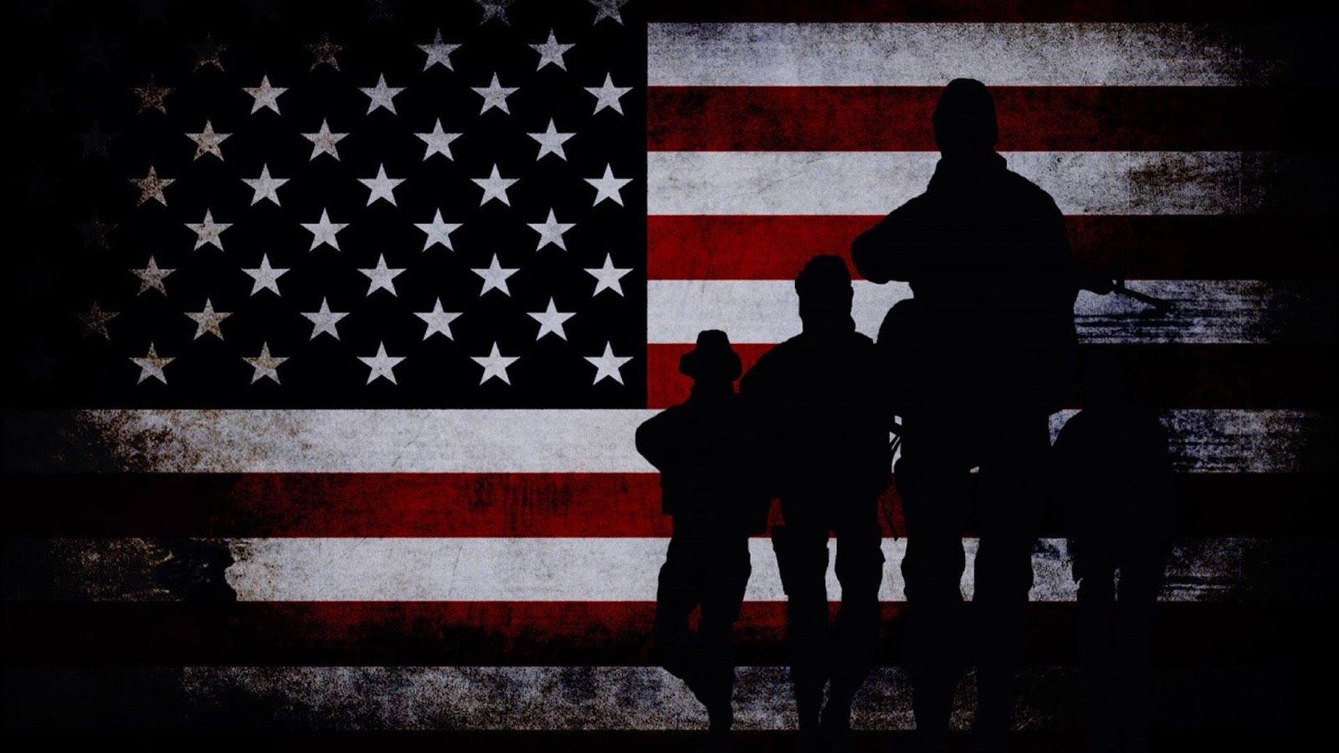 1920x1080 US Flag Veterans Day Soldiers HD Veterans Day Wallpaper