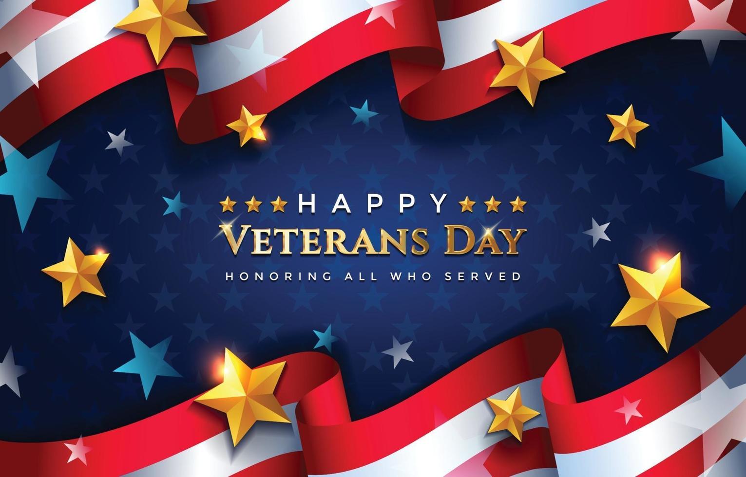 1531x980 Happy Veterans Day Background with Stars and Stripes