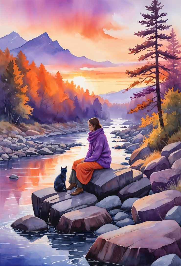 740x1082 Sunset contemplation Image