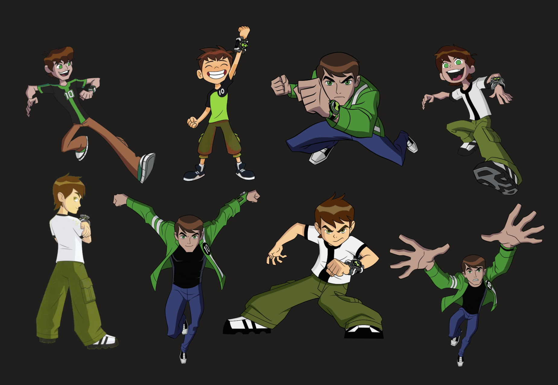 1850x1276 Here's A Bunch A Ben Tennyson Image Renders That I Thought Were Funny