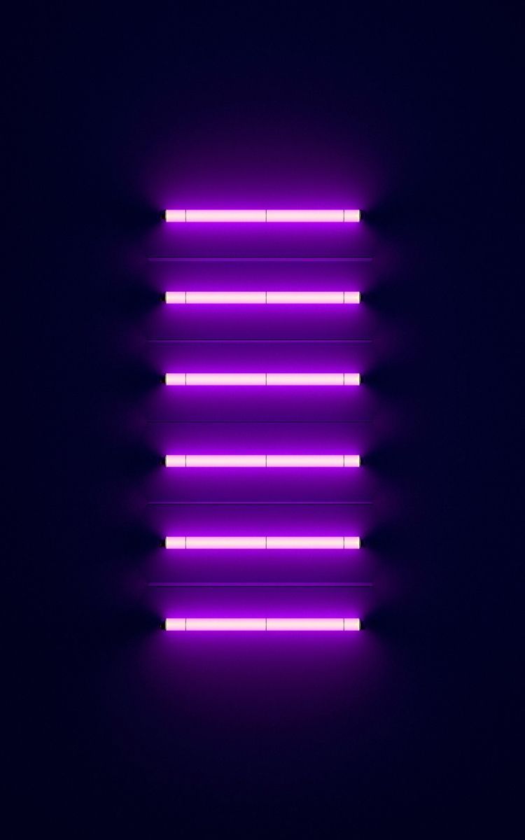 750x1200 Neon Purple Wallpaper, HD Background