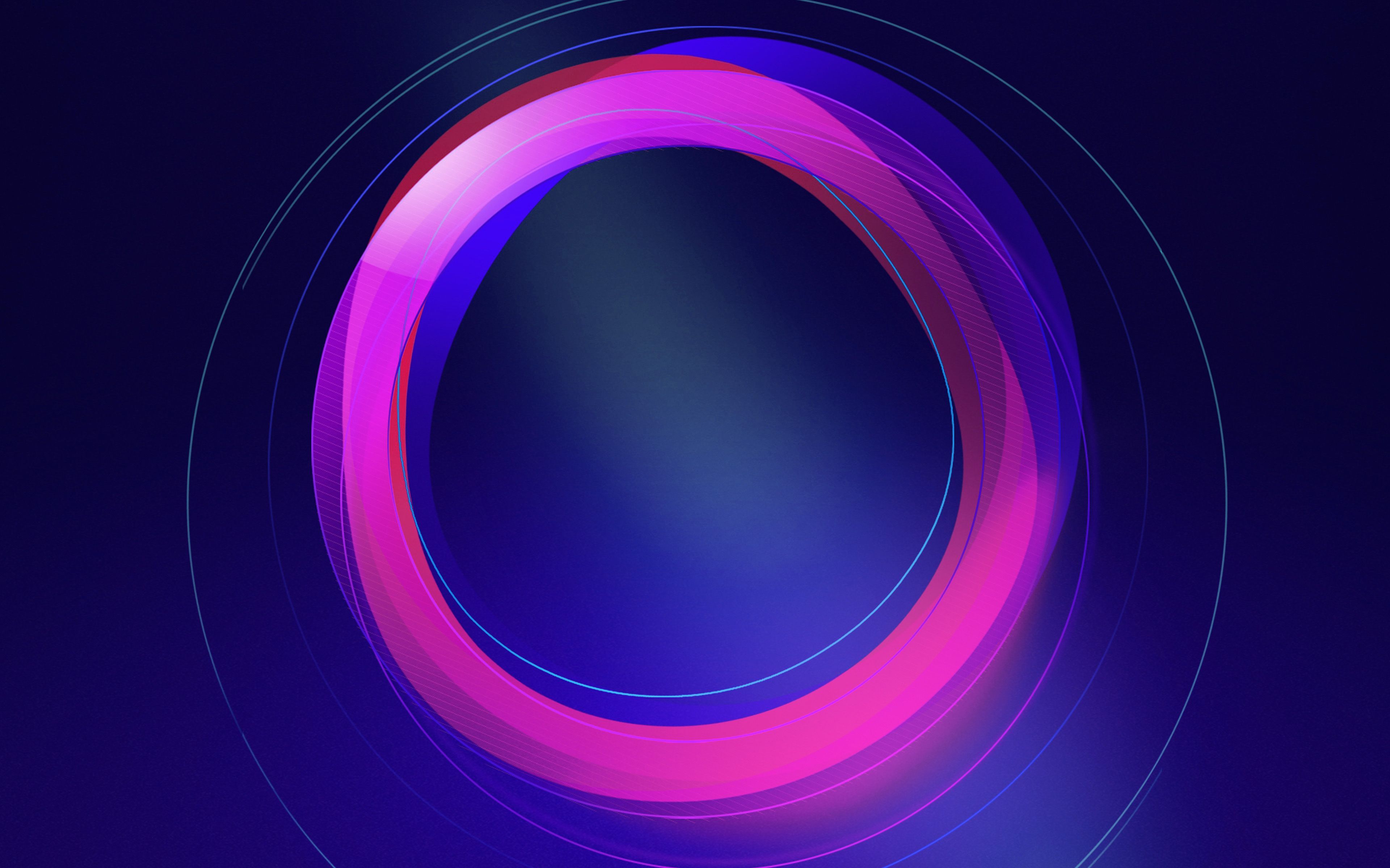 3840x2400 Abstract Circle Wallpaper, HD Background