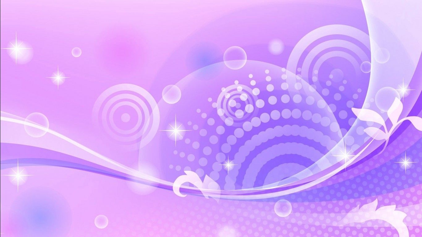 1366x768 Light Purple Pink Patterns Ball Background Light HD Abstract Wallpaper