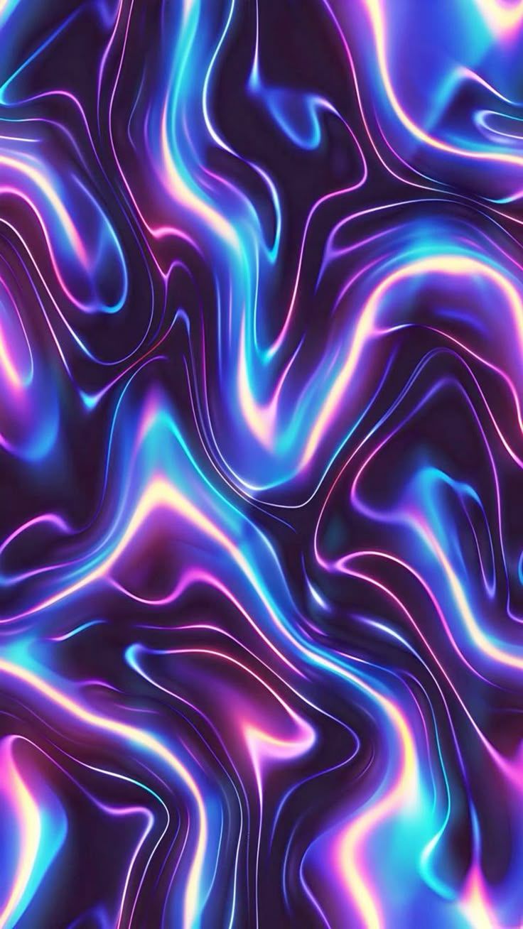 736x1308 Neon Glow Purple Liquid wallpaper by Royalty Free Artists