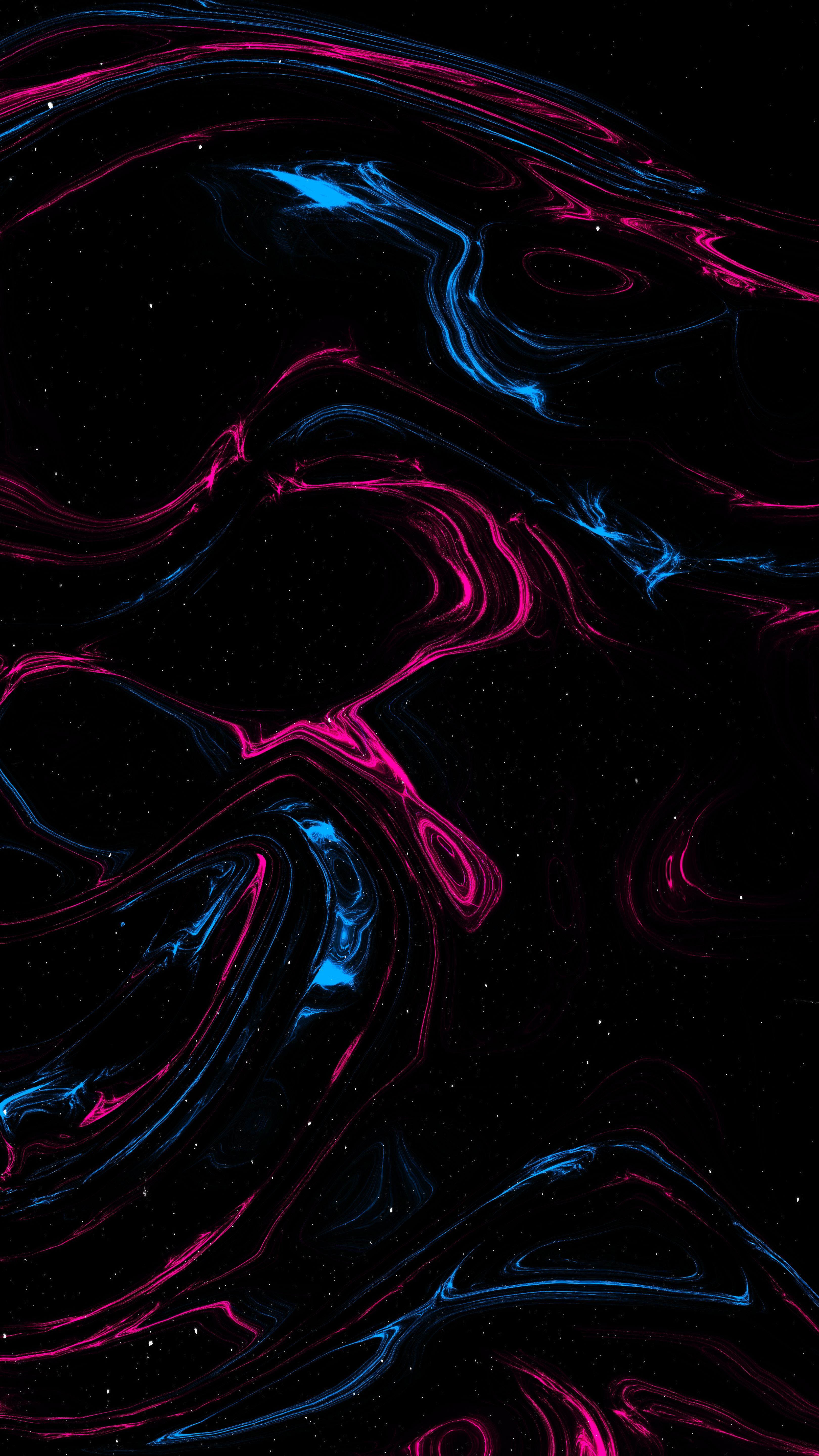 3240x5760 Wallpaper Violet, Art, Light, Purple, Liquid, Background Free Image