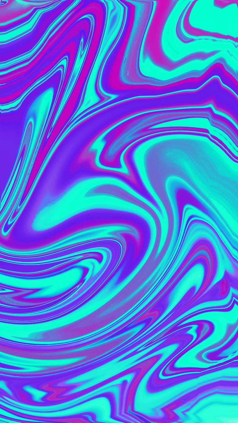 800x1422 Liquid over abstract, blue pink, color, pattern, purple, texture, watercolor, HD phone wallpaper