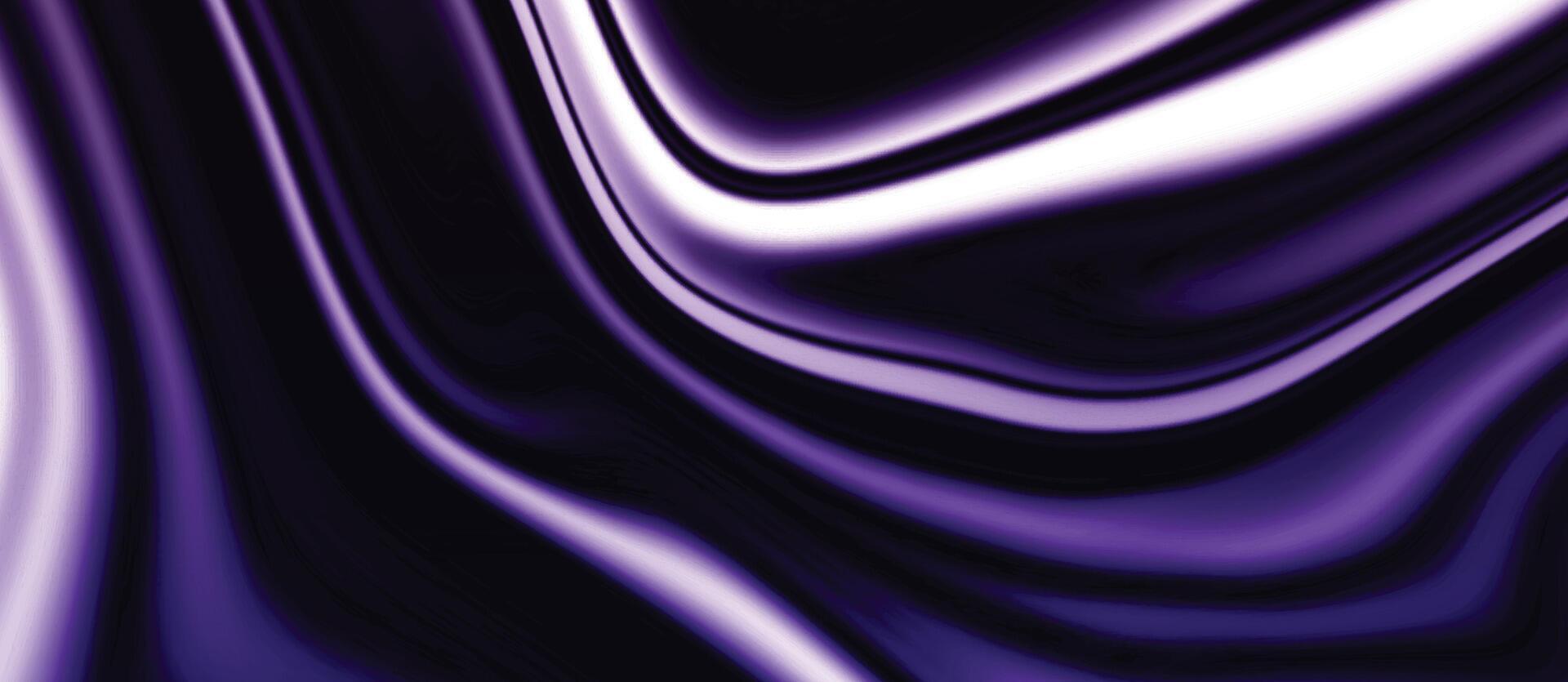 1920x835 background with mixed liquid. metallic abstract wavy liquid background. abstract purple background