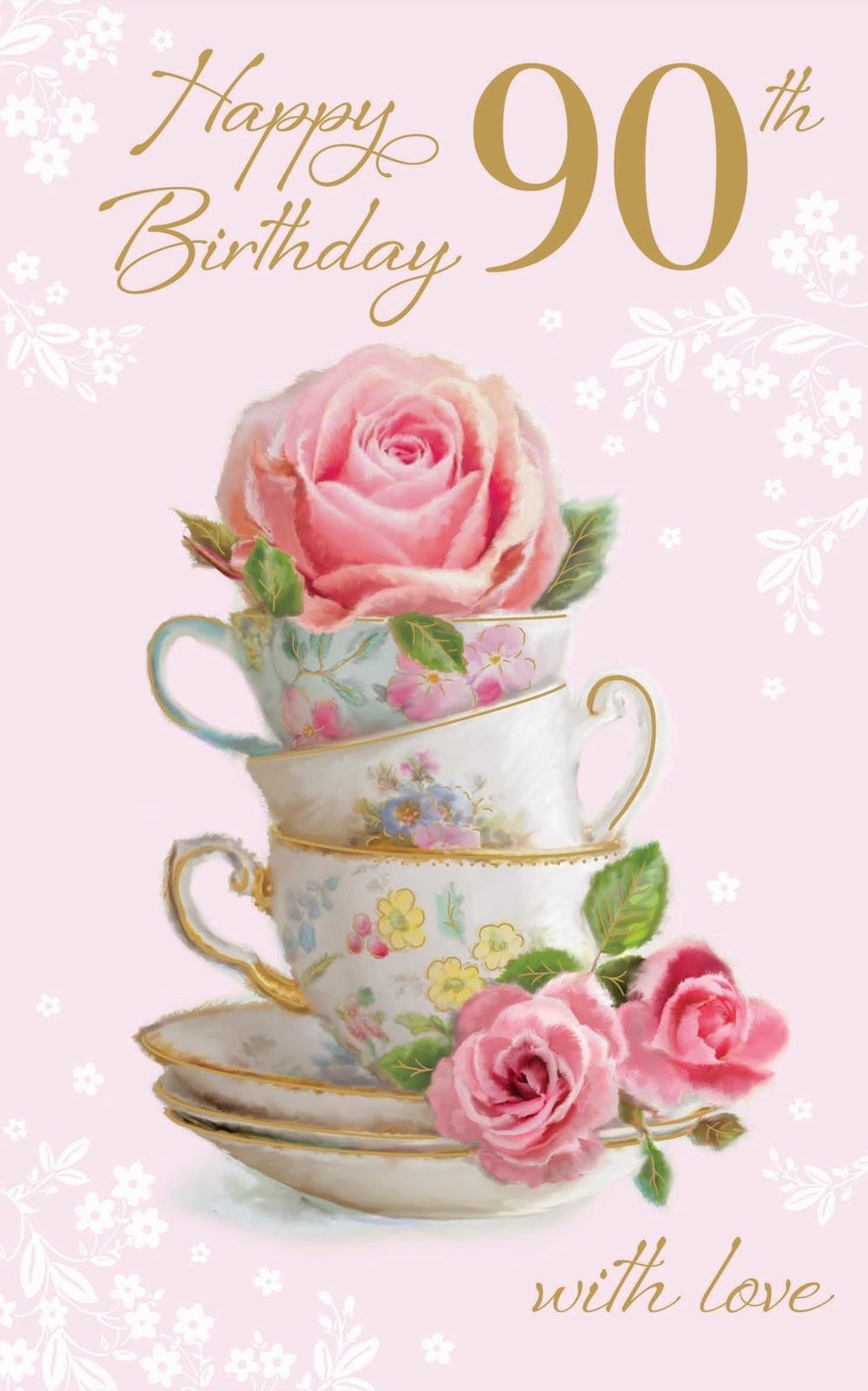 999x1599 Card Birthday Teacup. Gatto Christian Shop