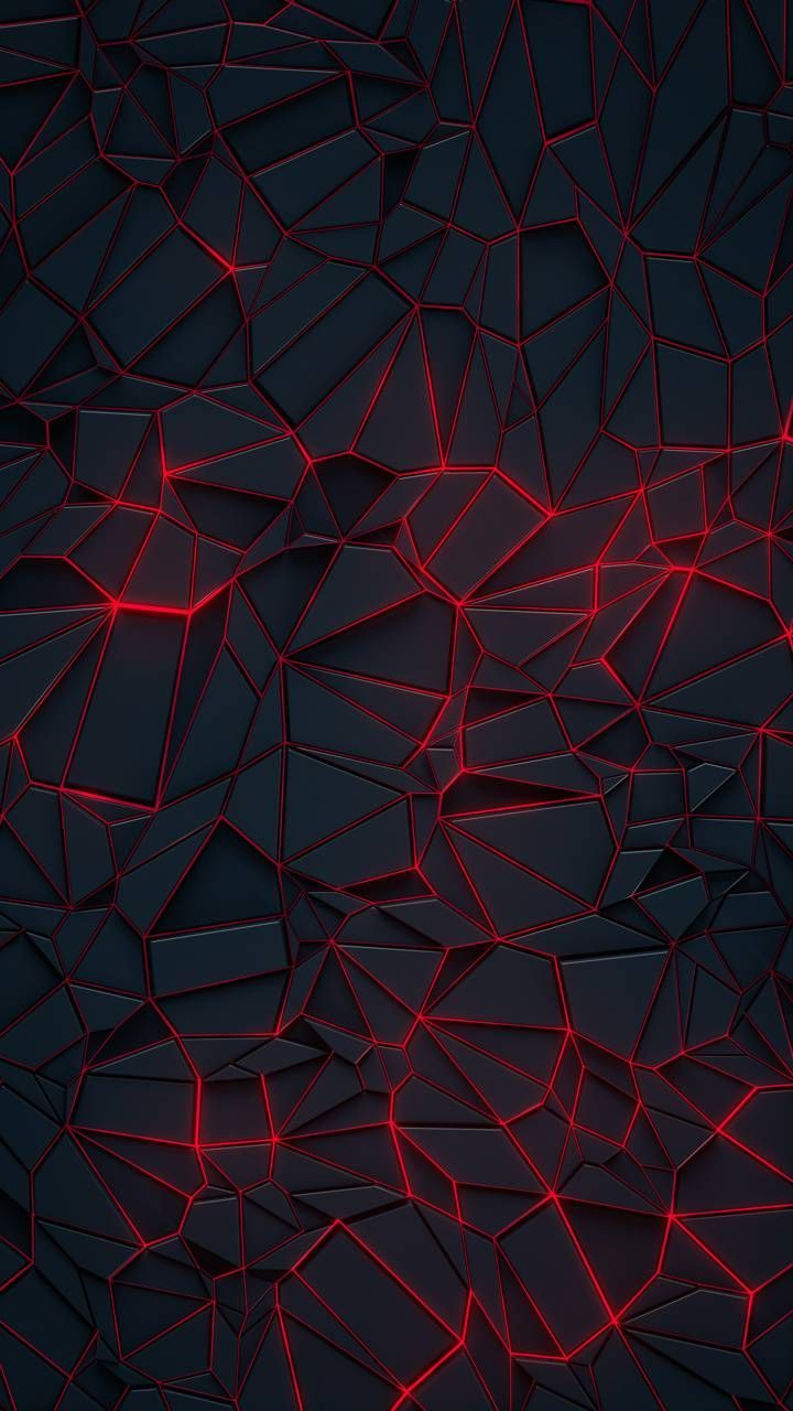 720x1280 Neon line red wallpaper
