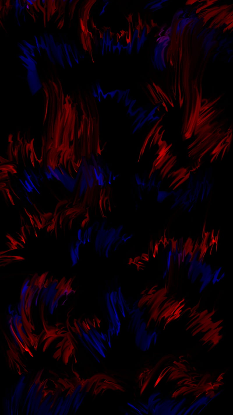 800x1422 Neon red blue, abstract, dark, loveurhunny, HD phone wallpaper