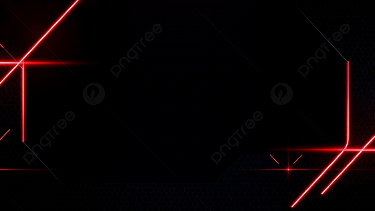 1200x675 A Close Up Of Red Neon Frame On Black Background, Black, Red, Background Background Image And Wallpaper for Free Download