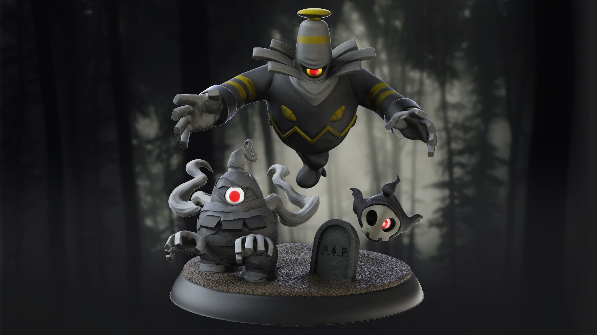 1920x1080 Dusknoir evolutions