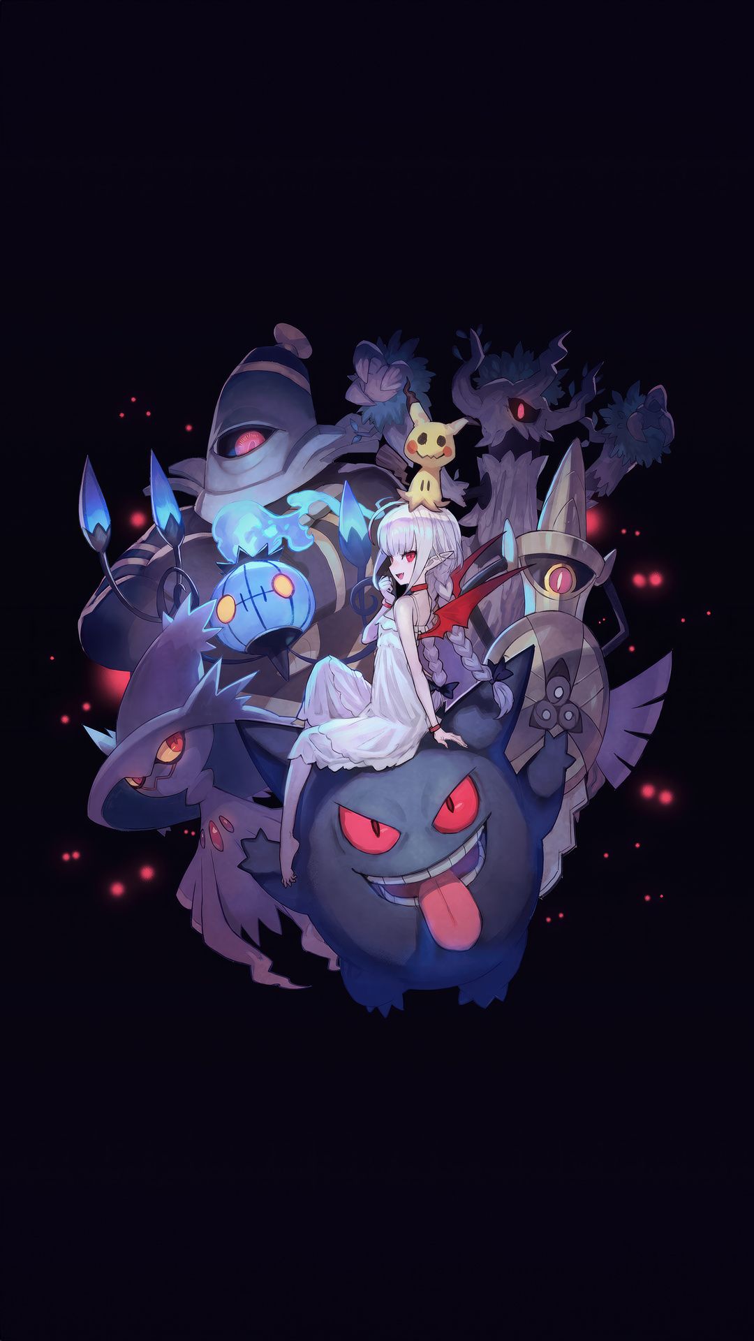 1080x1920 Dusknoir And Mismagius Pokemon iPhone 6s, 6 Plus, Pixel xl , One Plus 3t, 5 , HD 4k Wallpaper, Image, Background, Photos and Picture
