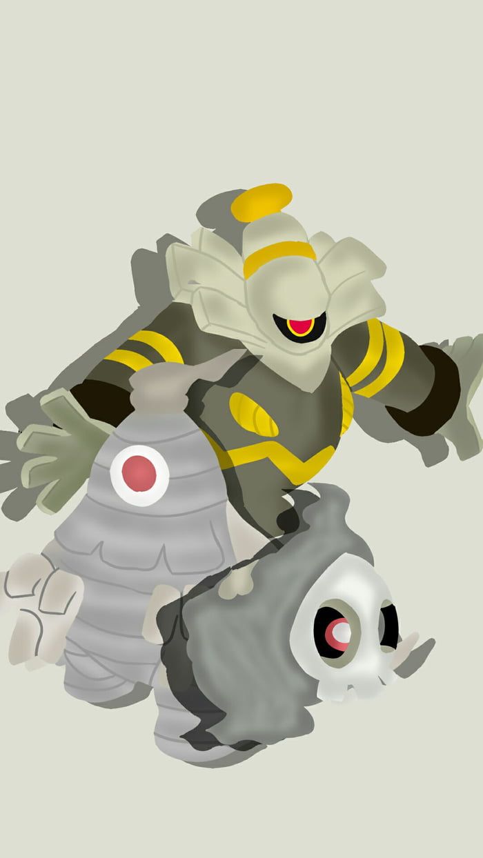700x1244 This is a phone wallpaper with Duskull Dusclops and Dusknoir