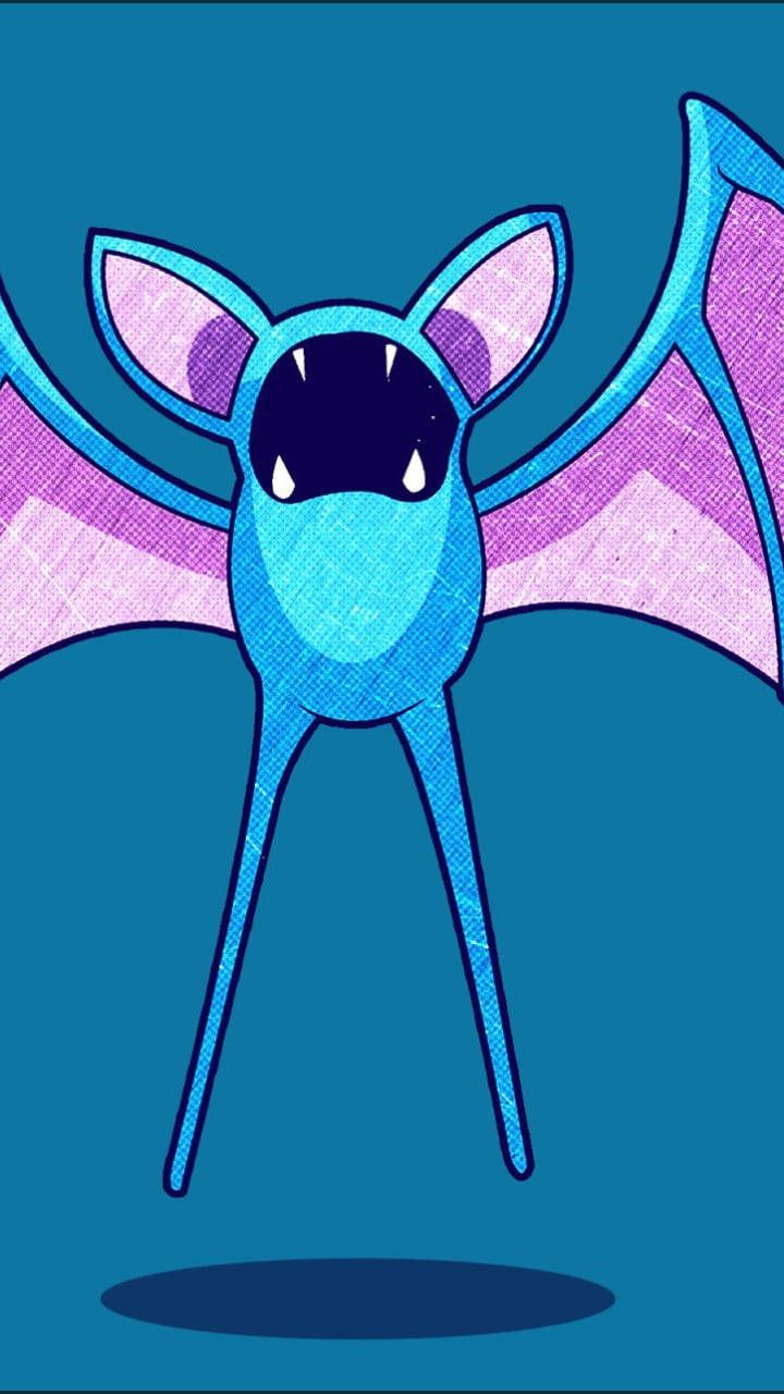 720x1280 Download Textured Zubat Wallpaper