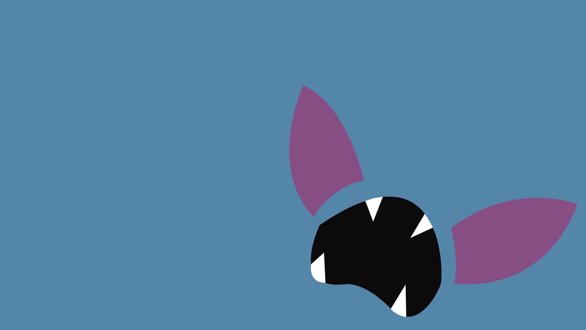 1920x1080 Download Minimalist Zubat (Pokémon) Video Game Pokemon Minimalist Gaming HD Wallpaper