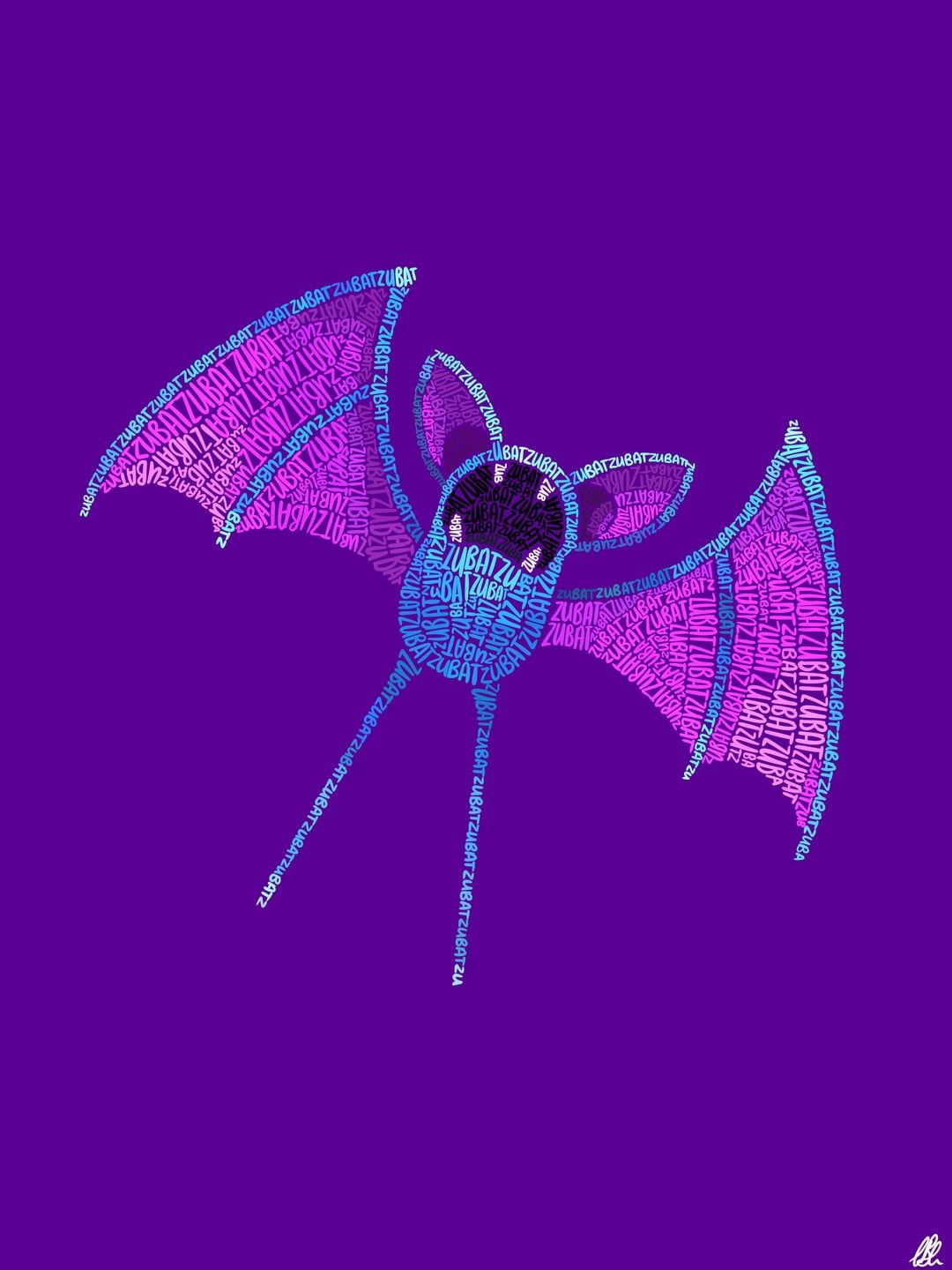 1080x1440 OC Zubat Made Of Zubats! (hand Written <3)