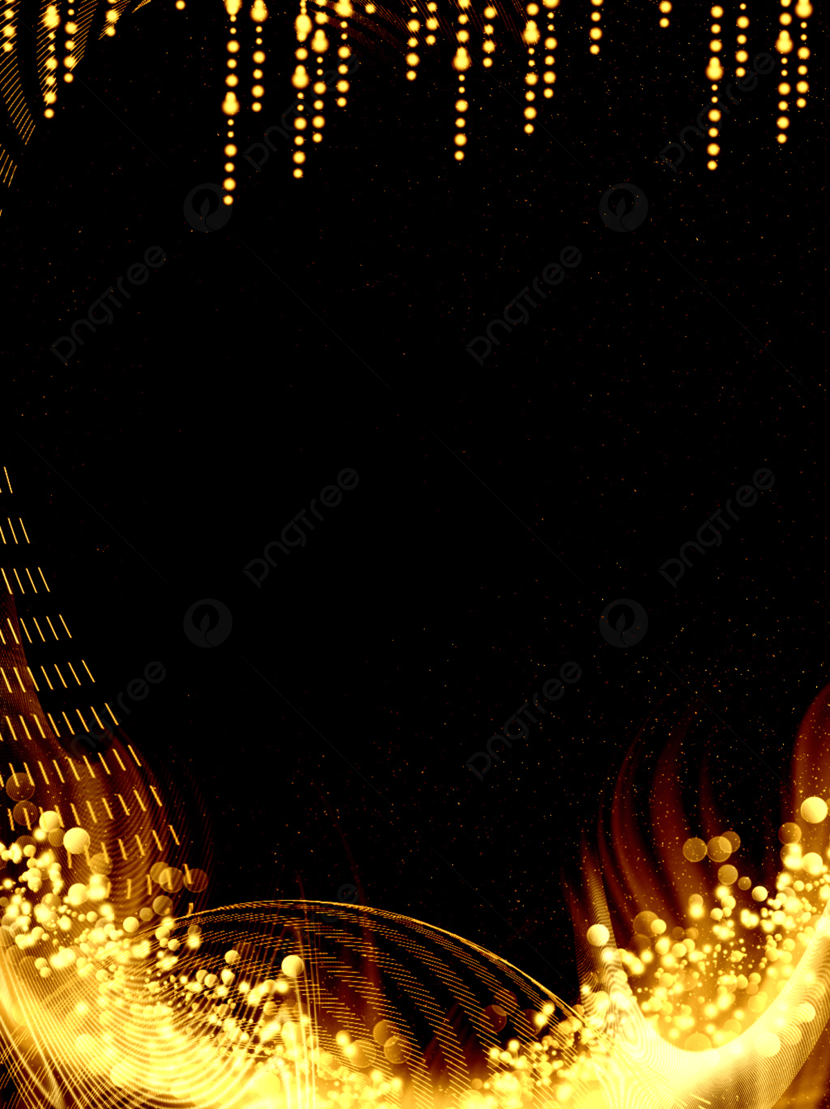 1200x1604 Black Gold Atmospheric Anniversary Celebration Poster Background Wallpaper Image For Free Download