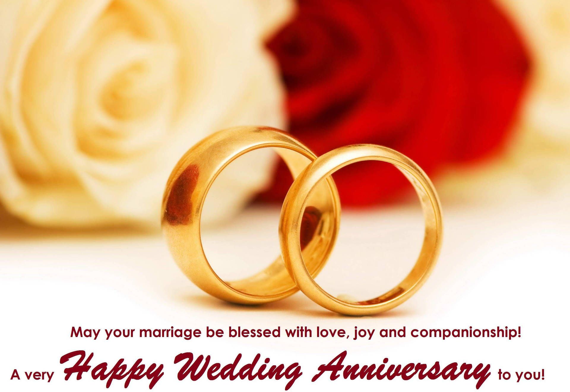 1920x1320 Download Unforgettable Moments Anniversary with Golden Wedding Rings Wallpaper