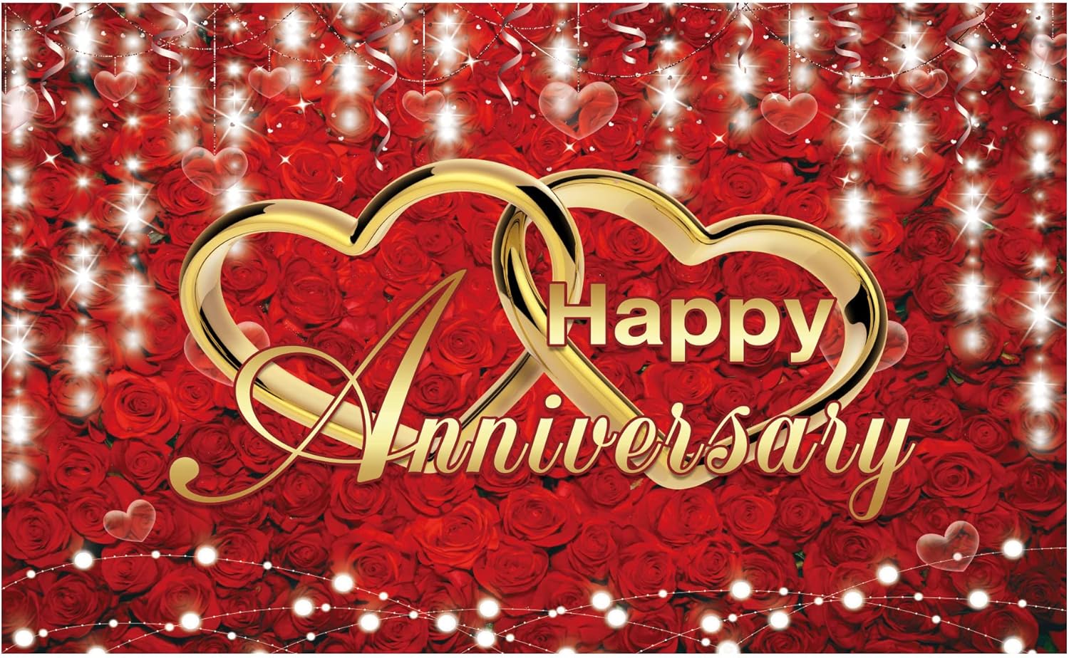 1500x924 Funnytree Red Gold Anniversary Party Backdrop Senegal