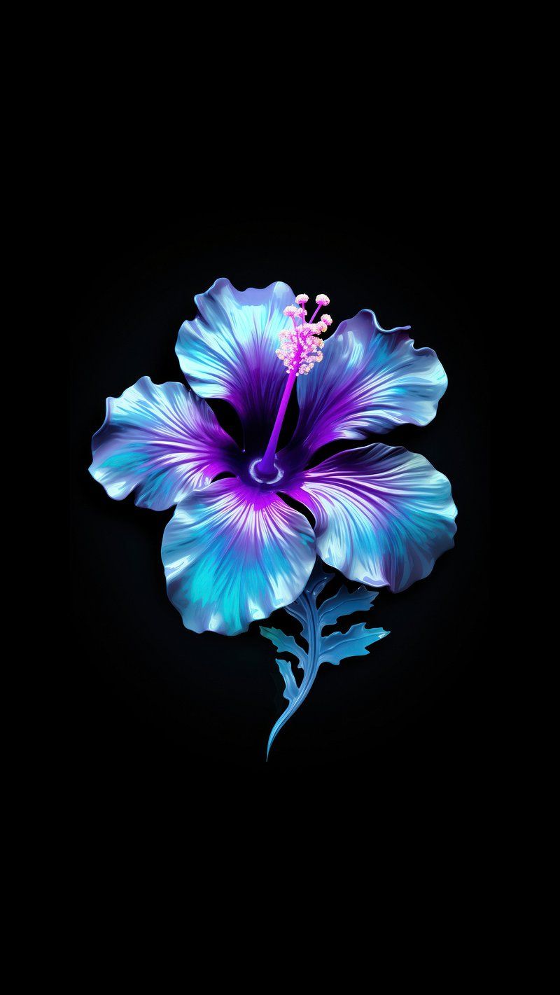 800x1421 PNG Hibiscus flower purple petal