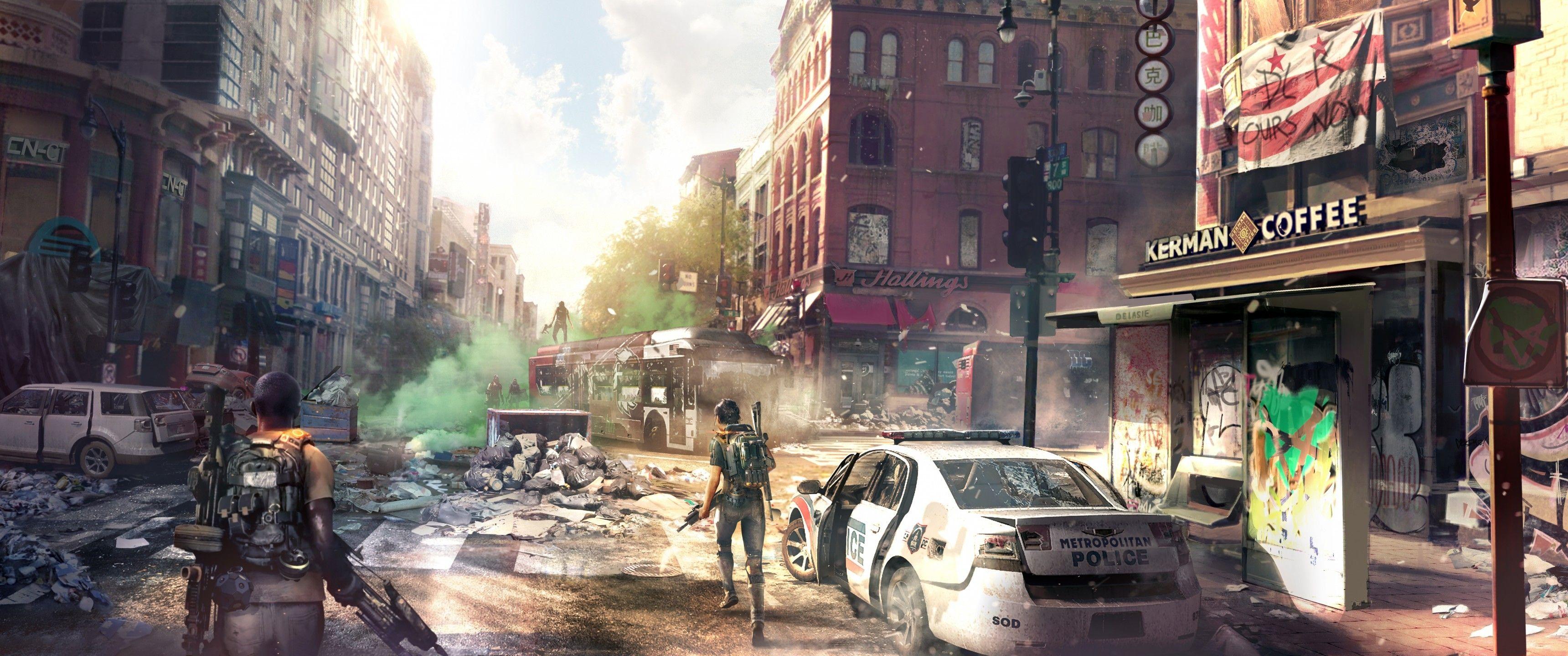 3440x1440 Download 3440x1440 Tom Clancy's The Division Artwork, Destruction Wallpaper