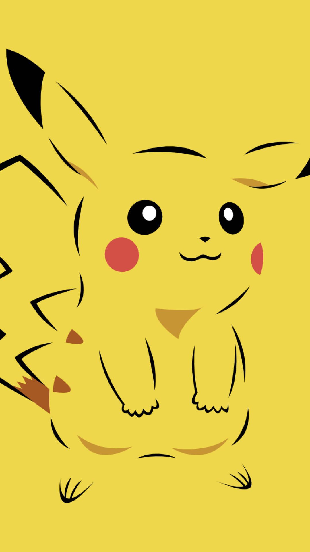1080x1920 Download Pikachu Vector Art Wallpaper