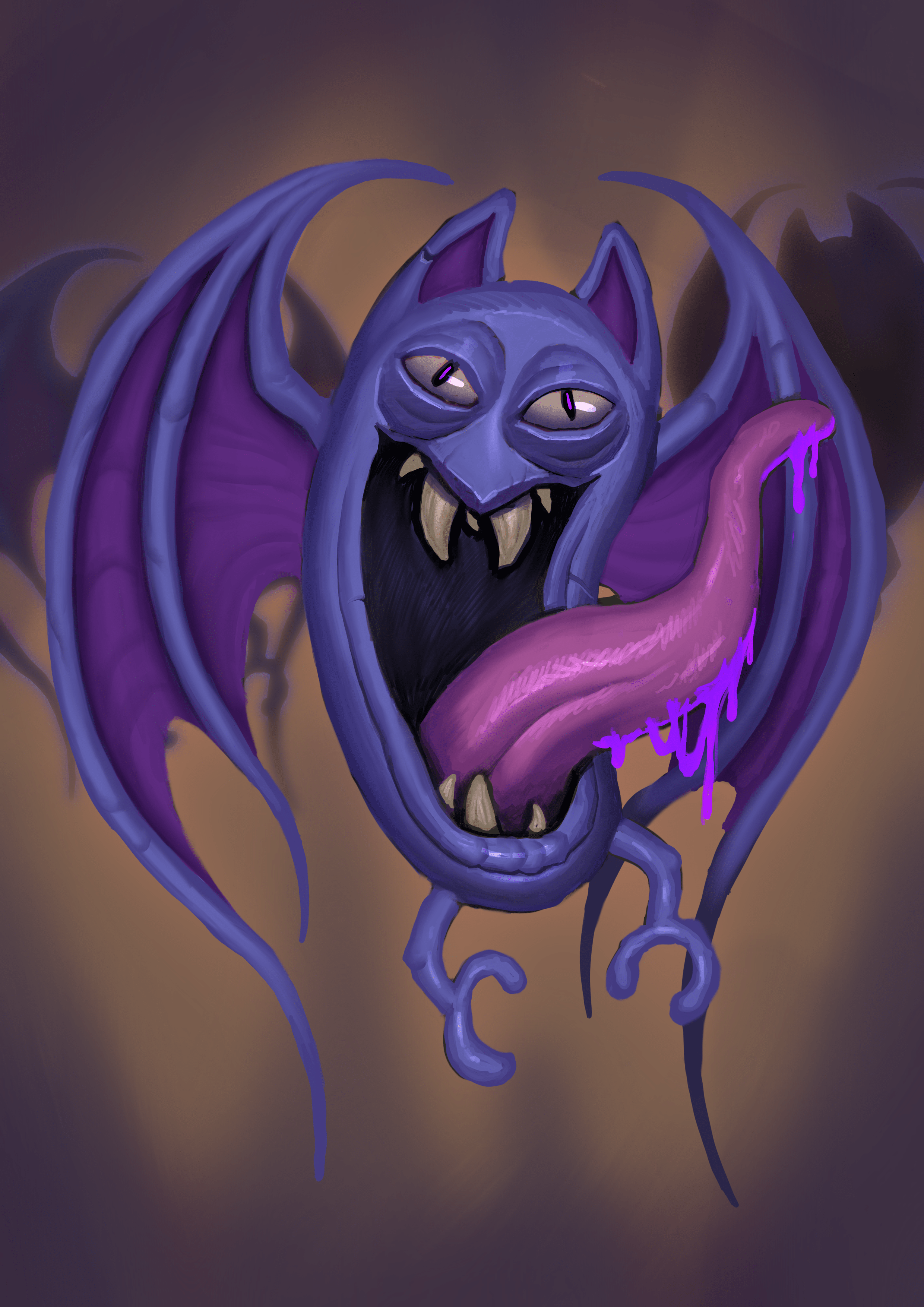 2480x3508 Golbat fanart