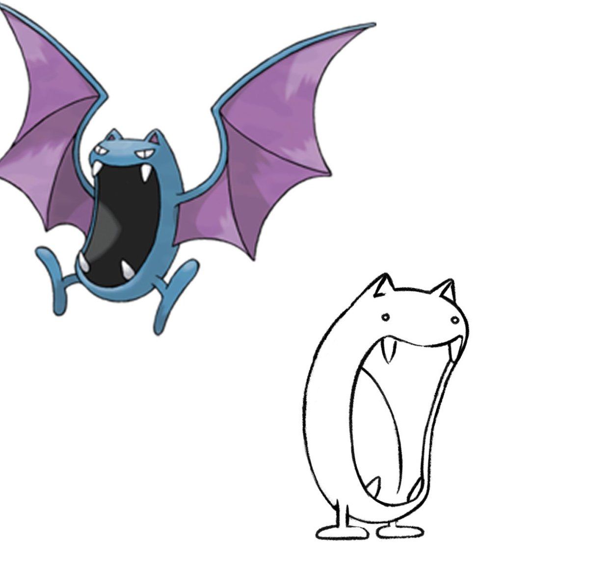 1200x1180 Golbat with no wings