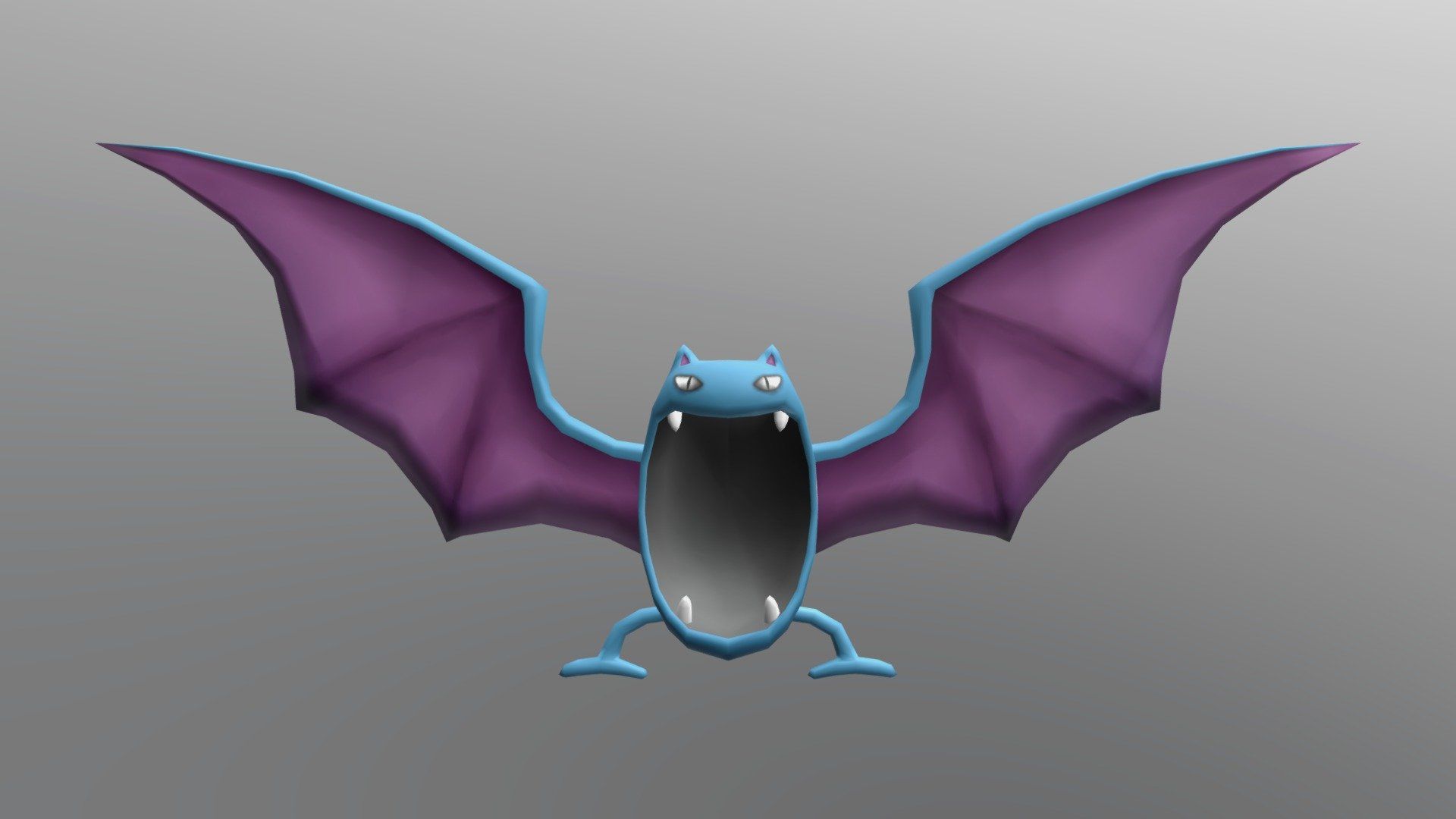 1920x1080 Golbat Remake (Pixelmon) model by Preston B [53315f9]