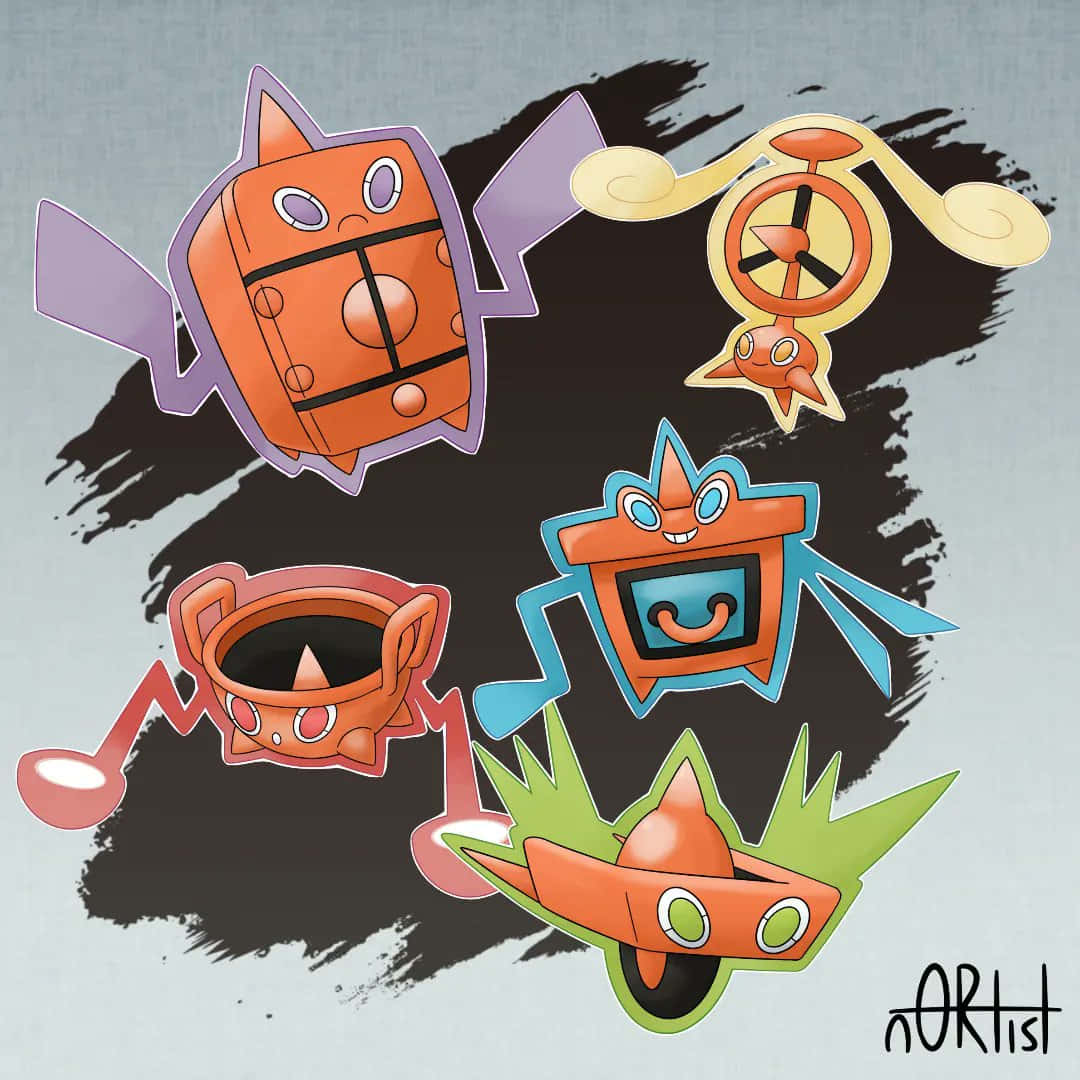 1080x1080 Rotom Wallpaper