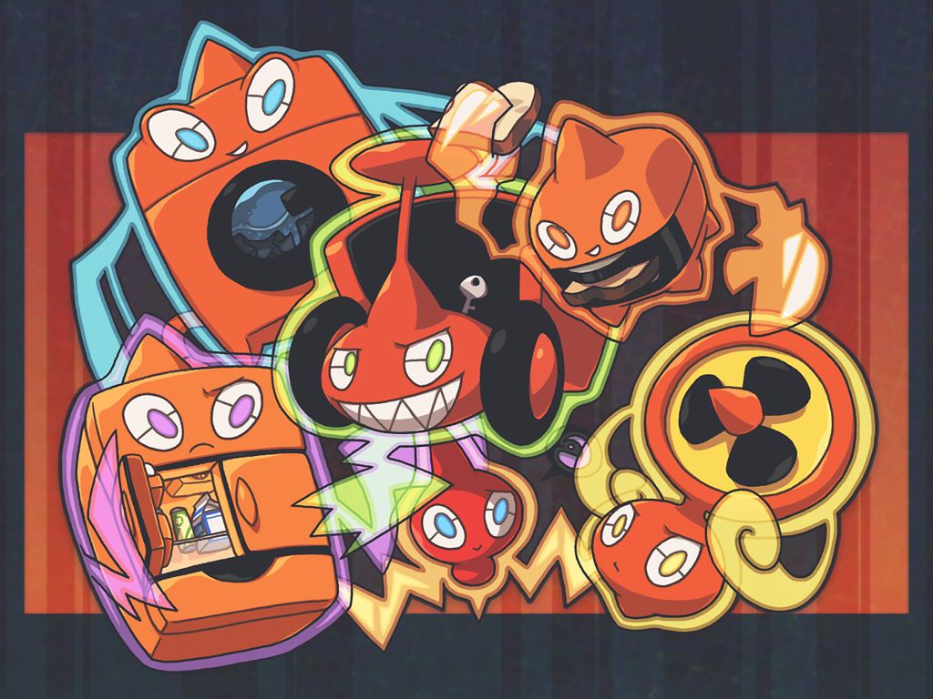 1024x768 Pokémon by Review: : Rotom