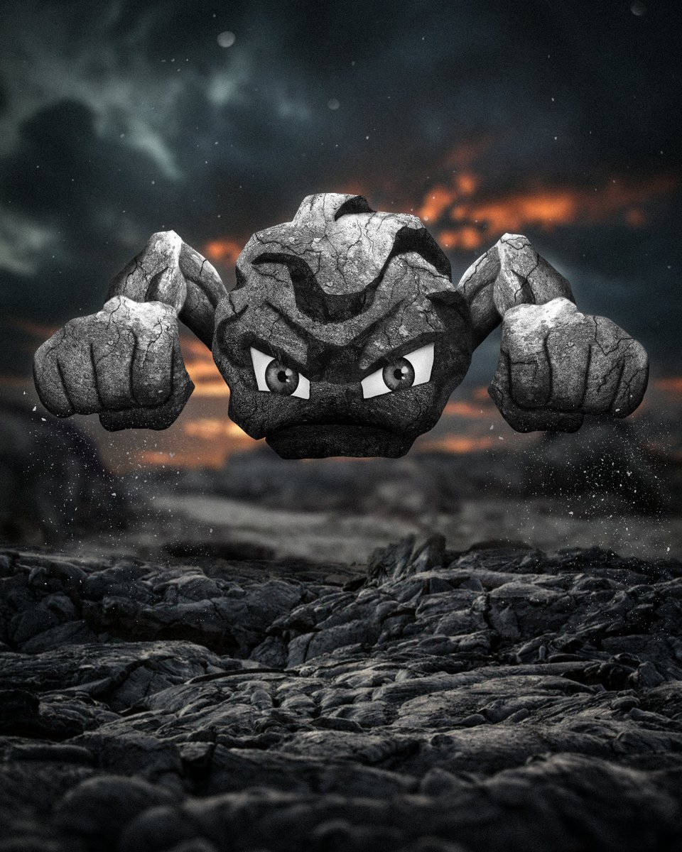 960x1200 Geodude Wallpaper