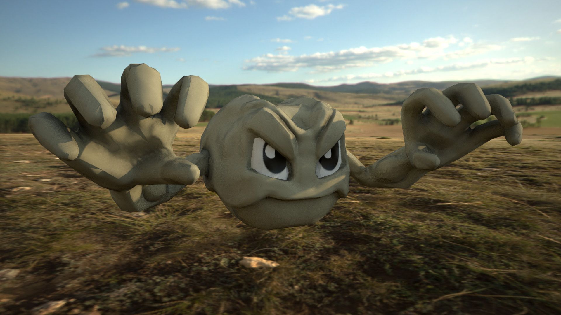 1920x1080 Geodude