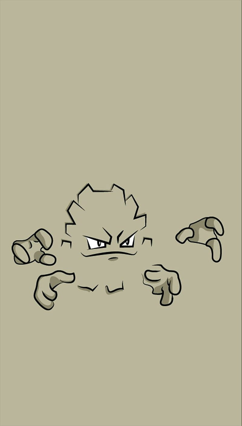 800x1404 Pokemon Graveler, anime, HD phone wallpaper