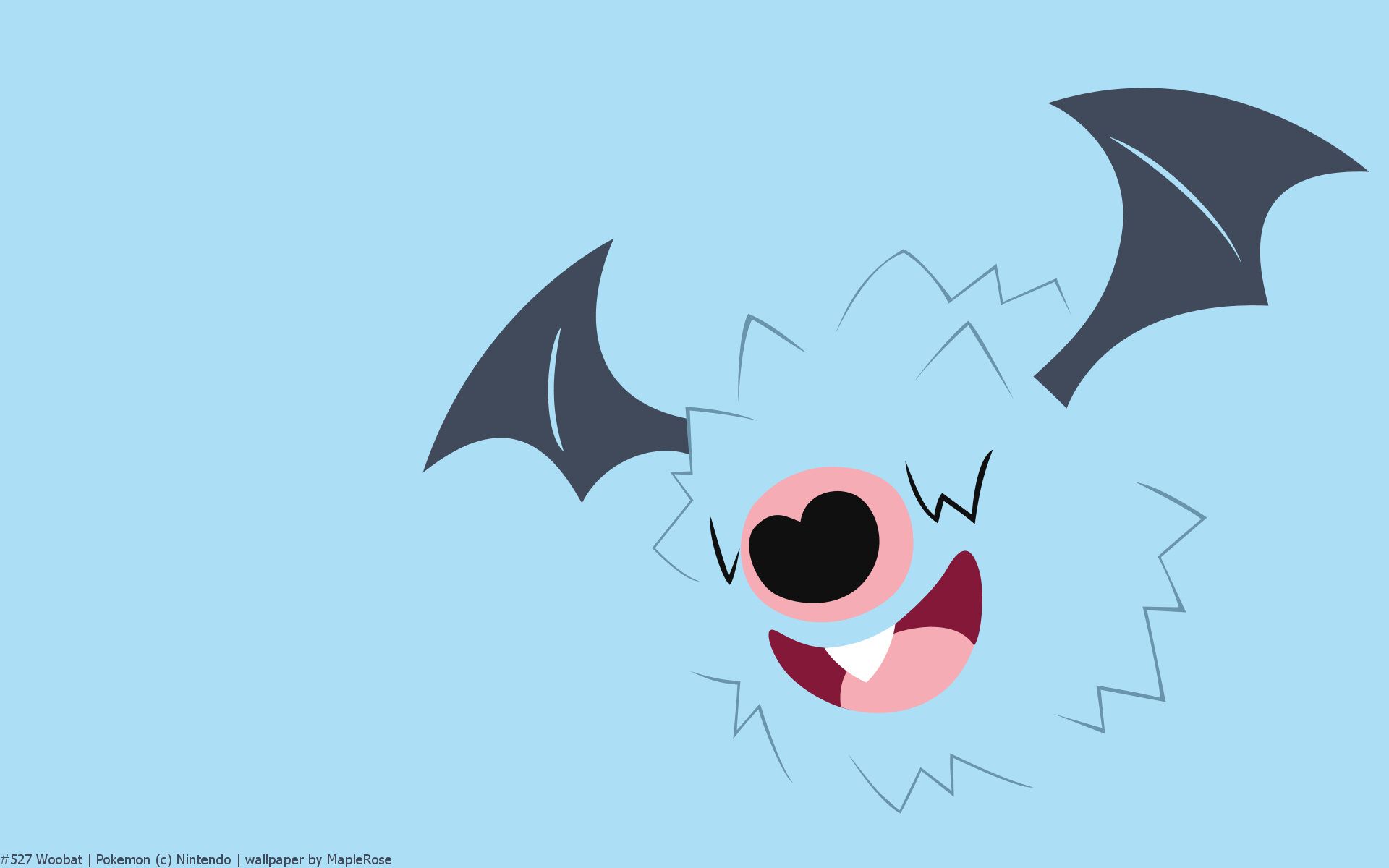 1920x1200 Woobat. PokéWalls
