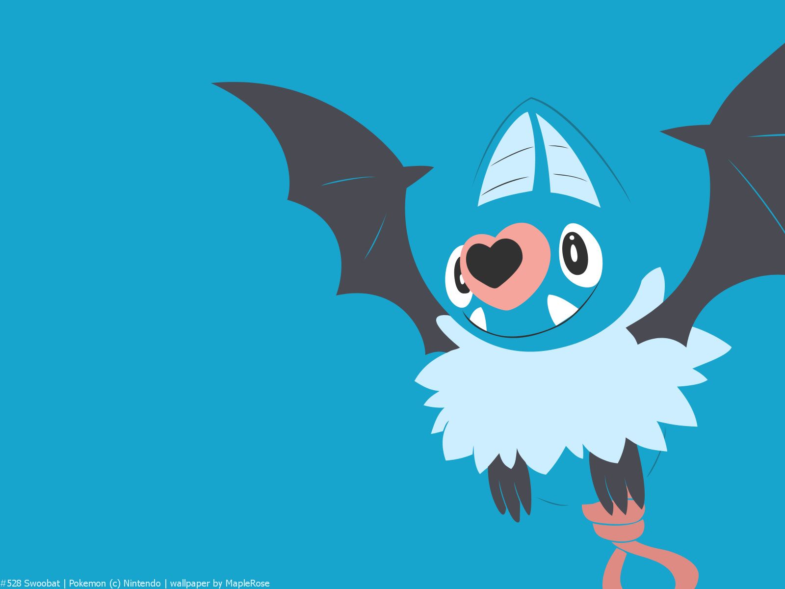 1600x1200 Swoobat. PokéWalls