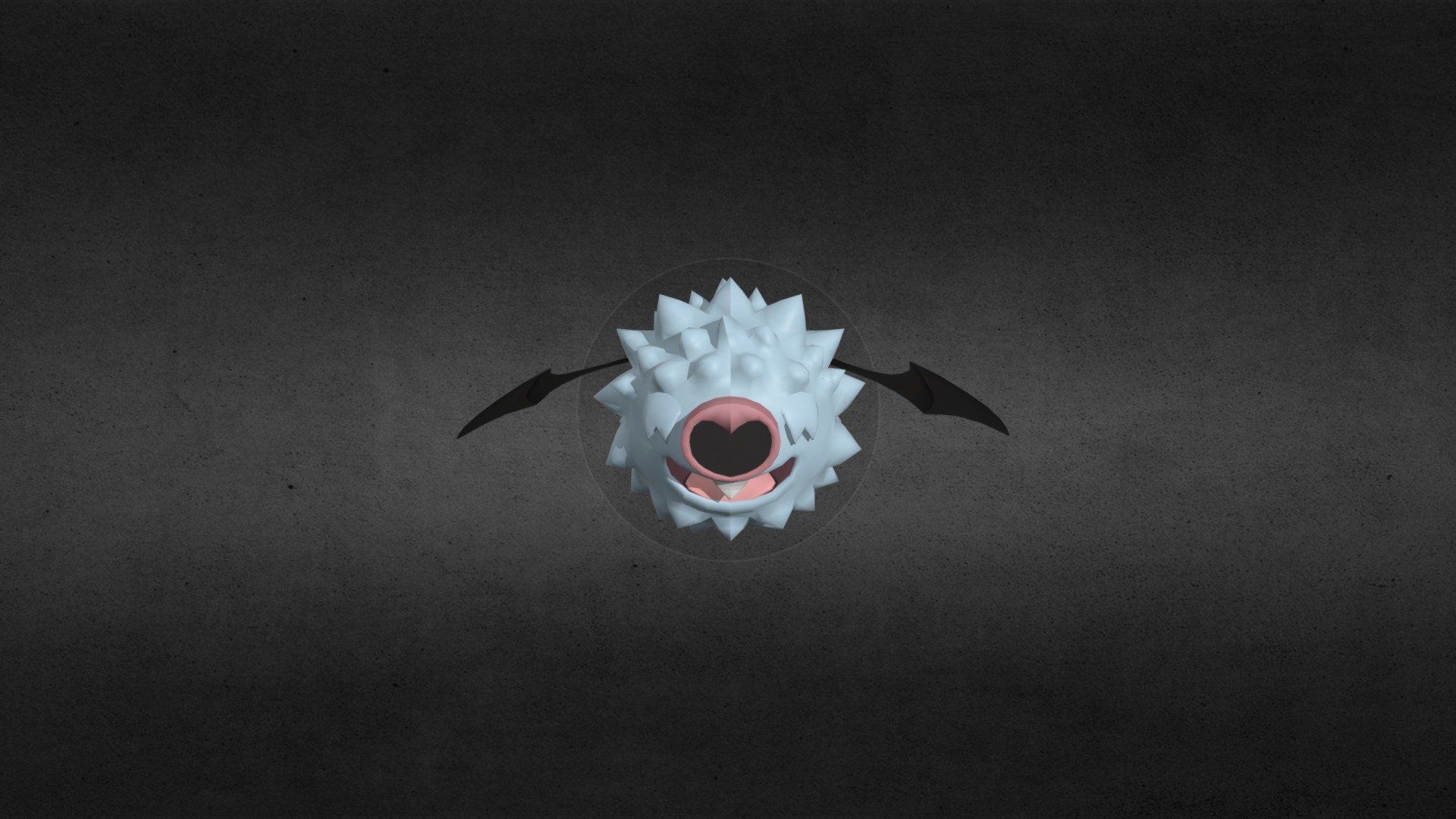 1920x1080 Rigged and Animated Woobat WITH FUR! Free 3D model by BonelessFruitLoops [4c22e96]