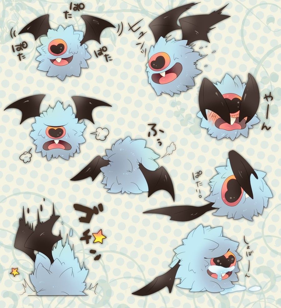 900x986 Woobat Pokemon Art