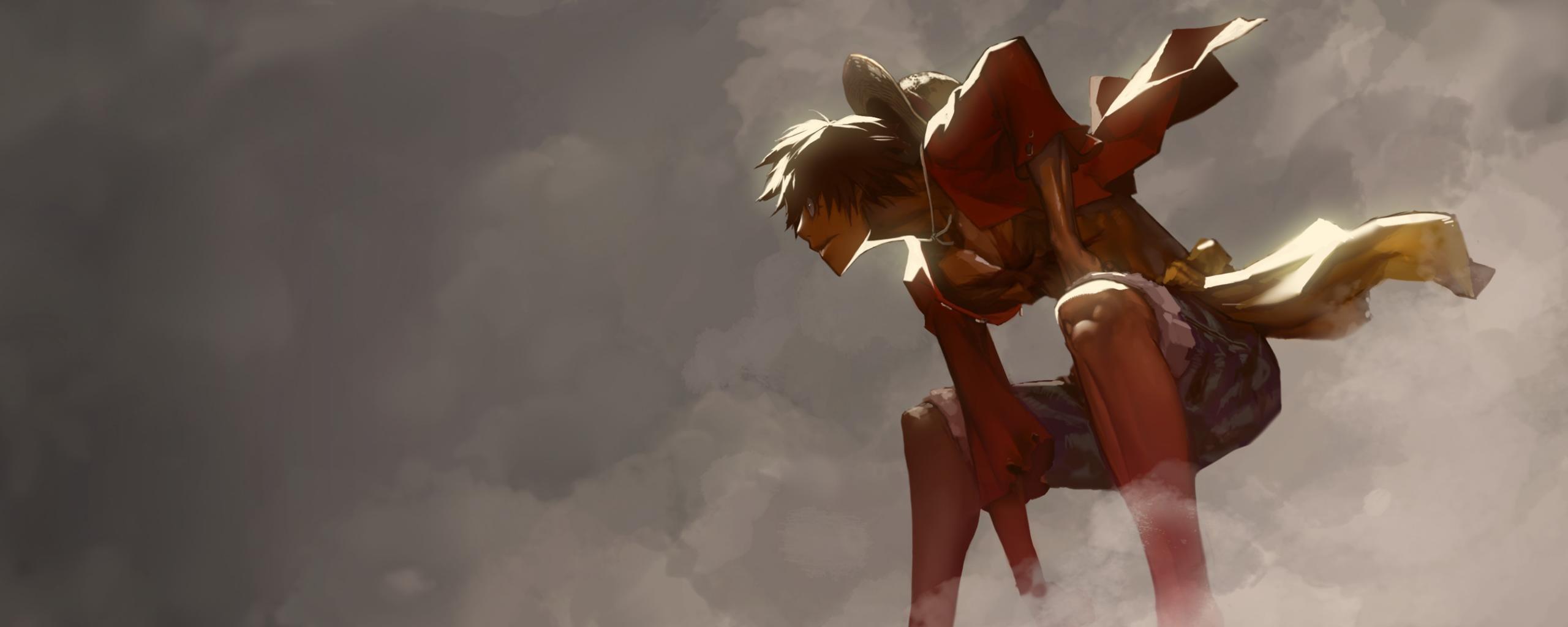 2560x1024 Dual monitor Monkey D. Luffy wallpaper, HD background