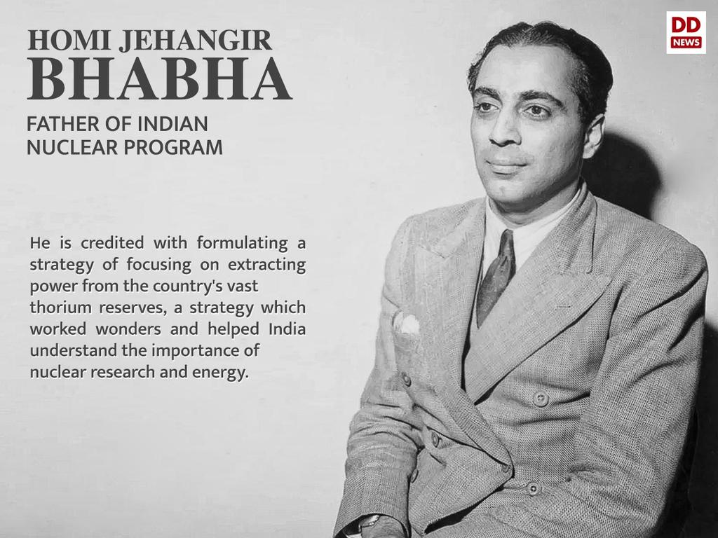 1024x768 Today is the 110th birth anniversary of the great Indian nuclear physicist Dr Homi Jehangir Bhabha. #HomiBhabha #JehangirBhabha #HomiJehangirBhabha