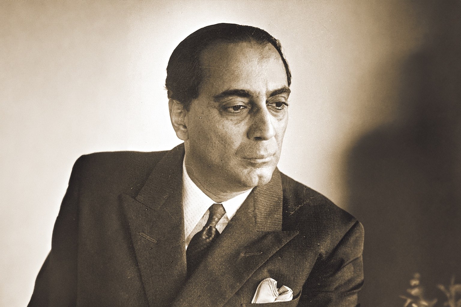 1536x1024 Quote of the day by Homi J. Bhabha: 'Art, music, poetry and everything else that I do have this one purpose'